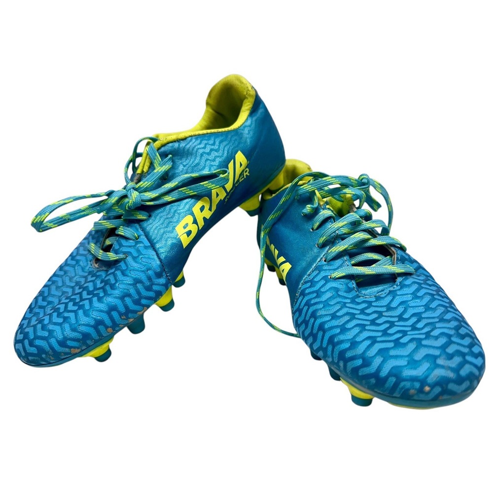 Brava Soccer Shoes Blue Green Women's 6.5D‎ Style 152983 12/2017 READ